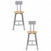 Butcherblock Stool Back 24 PK2