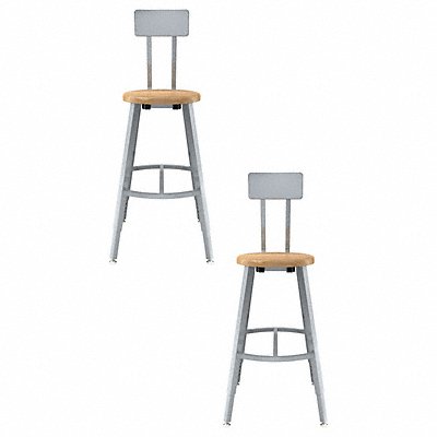 Butcherblock Stool Back 24-32 PK2