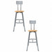 Butcherblock Stool Back 30 PK2