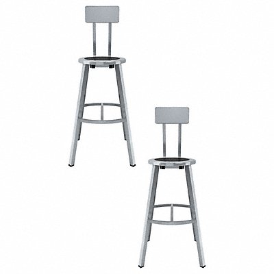 Black Center Metal Stool Back 30 PK2