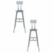 Black Center Metal Stool Back 30-38 PK2