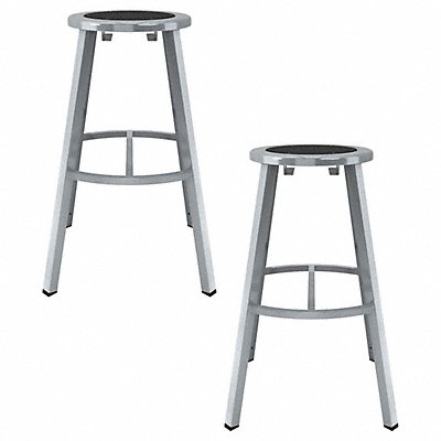 Black Center Metal Stool 30 PK2