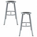 Black Center Metal Stool 30 PK2