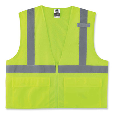 VEST,8220Z CLASS 2,LIME,S