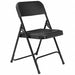 Folding Chair Plastic Black PK4