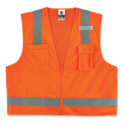 VEST,8249Z CLAS 2,OR,L/XL