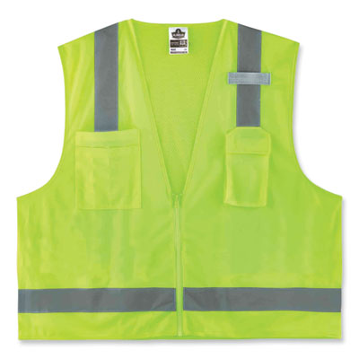 VEST,8249Z CL2,LIME,L/XL