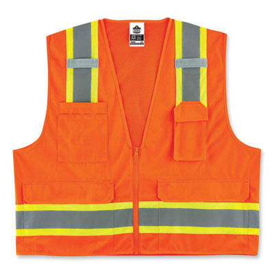 VEST,8248Z CLASS 2,OR,S/M
