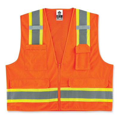VEST,8248Z CLAS 2,OR,2/3X