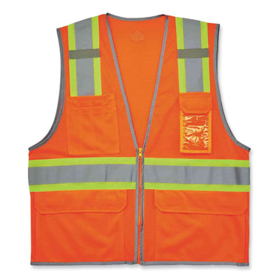 VEST,8246Z CLASS 2,OR,S/M