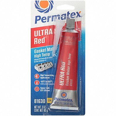 RTV Gasket Maker Tube Red 3 oz