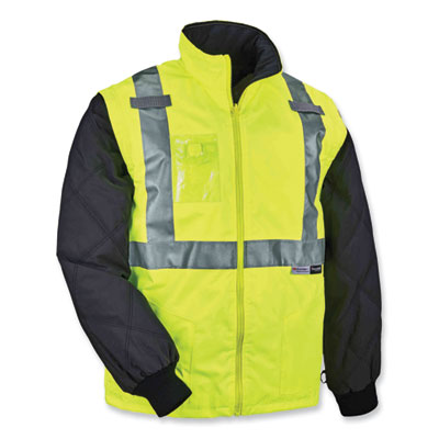 JACKET,8287 HI-VIS,LIM,2X