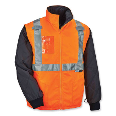JACKET,8287 HI-VIS,OR,2XL