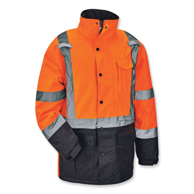 JACKET,8384 HI-VIS,OR,2XL