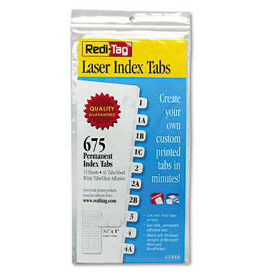 TAB,LSR,1X7/16,675/PK,WE