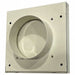 Dryer Wall Vent 4 Flush Mount Tan