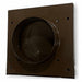 Dryer Wall Vent 4 Flush Mount Brown