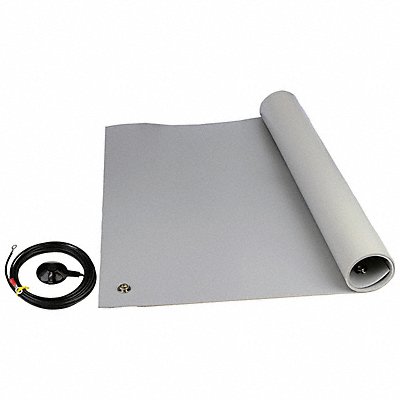 Dissipative Floor Mat Gray 4 x 6 ft.