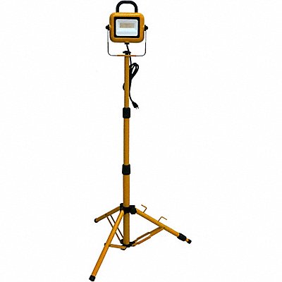 Free-Standing Temporary Job Site Lights