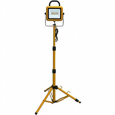 Free-Standing Temporary Job Site Lights