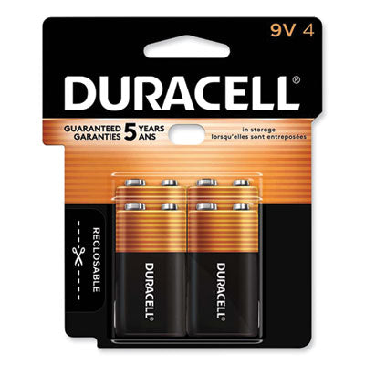 BATTERY,9 VOLT 4/PK