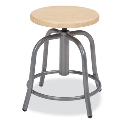 STOOL,19-25"H,MAPLE,GY