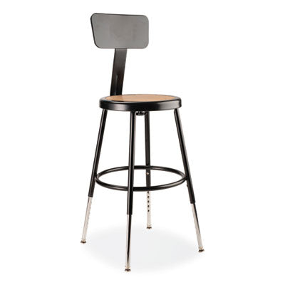 STOOL,19-27"HT,BACK,BK