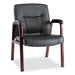 CHAIR,GUEST,LEATHER,MY,BK