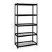 SHELVING,2300,5 SHLF,W,BK