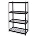 SHELVING,2300,4 SHLF,W,BK