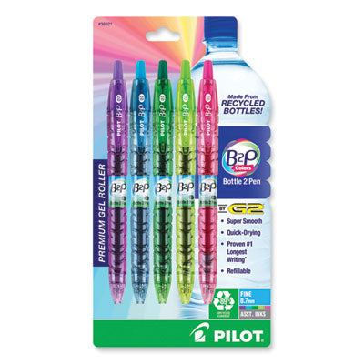 PEN,B2P,GEL,INK,5/PK,AST