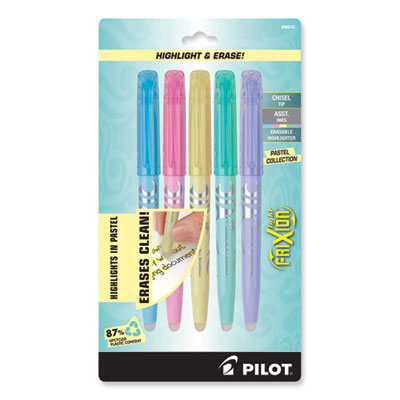 HILIGHTER,PASTELS,5PK,AST