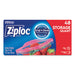 BAG,ZIPLOC,QUART,48/BX