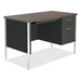 DESK,SGL PED 45X24,BK