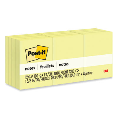 NOTE,POST-IT,1.5X2,12/PK