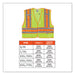 VEST,8245PSV LIME,6XL/7XL