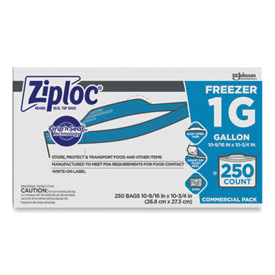 BAG,ZIPLOC FREEZER GALLON