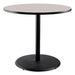 TABLE,36"H,GRY,BLK FR