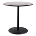 TABLE,42"H,GRY,BLK FR