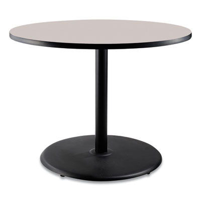 TABLE,30"H,GRY,BLK FR