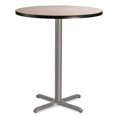 TABLE,36"R,42"H,GRY/GRY,X