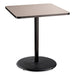 TABLE,36SQ,42H,GRY/BLK,R