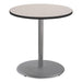 TABLE,36"H,GRY,GRY FR