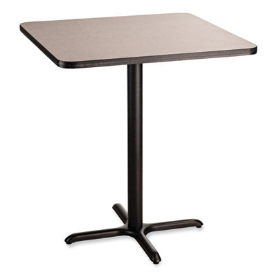 TABLE,36SQ,42H,GRY/BLK,X