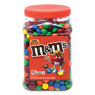 CANDY,M&M,PB,CHOC,JAR55OZ