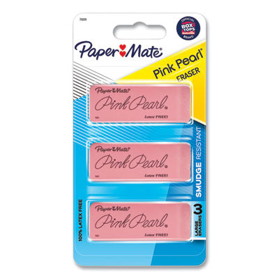 ERASER,PENCL,PK PR,3/PK