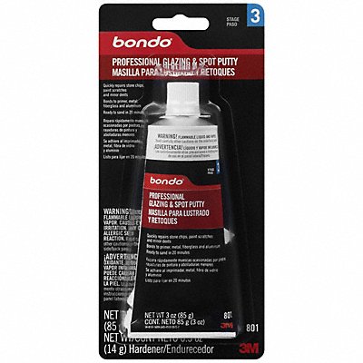 BondoProfessional Glazing Spot Putty PK6