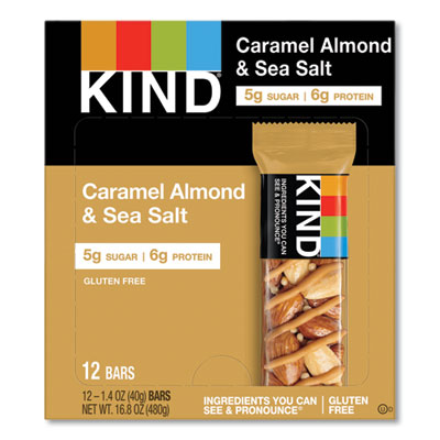 FOOD,CARAMEL ALMD SEA SLT