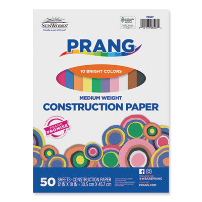 PAPER,CNST,12X18,50PK,AST