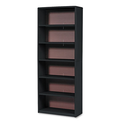 BOOKCASE,6SHF,80"H,BK